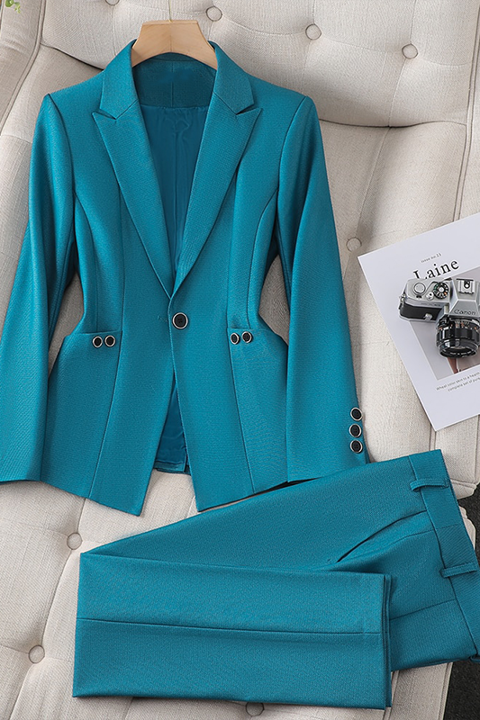 Conjunto Mujer Blazer Ajustado | Pantalón Elegante Slim