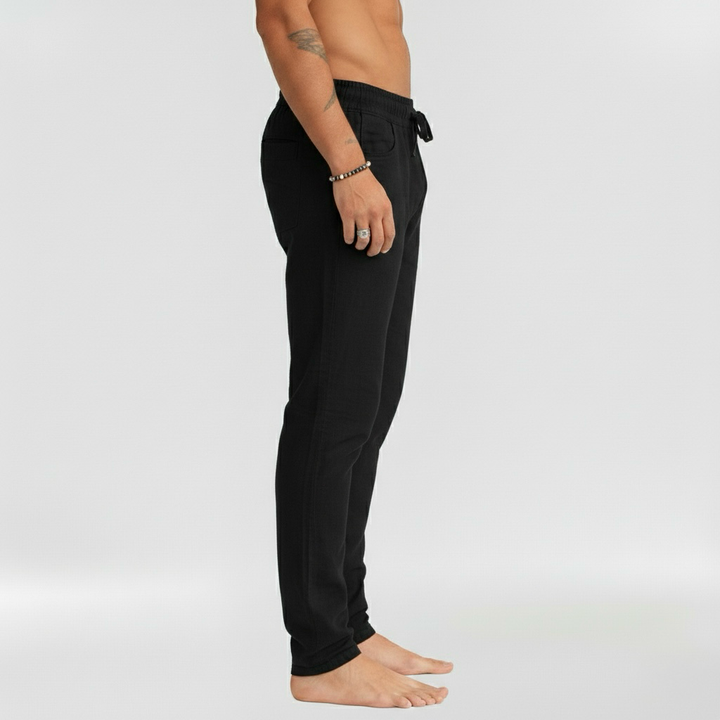 Ανδρικό παντελόνι με κορδόνι και ελαστική μέση, Καθημερινή εφαρμογή