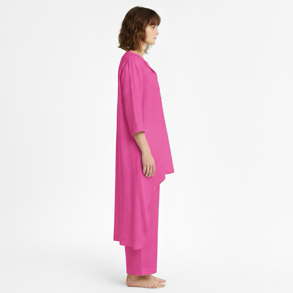 Dámská dvoudílná souprava s tunikou a kalhotami na každý den