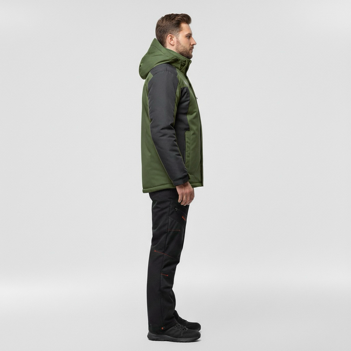 Sada zimní bundy a kalhot pro muže na sníh a chlad