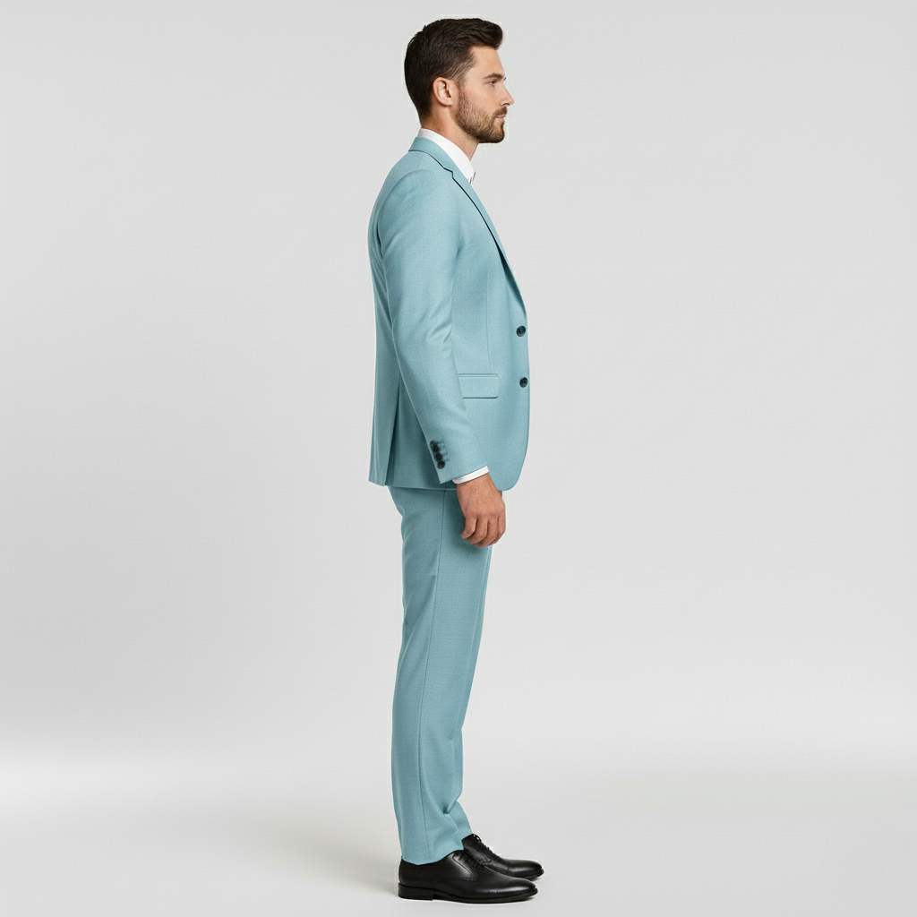 Costume 3 pièces pour homme avec veste, gilet et pantalon pour mariages