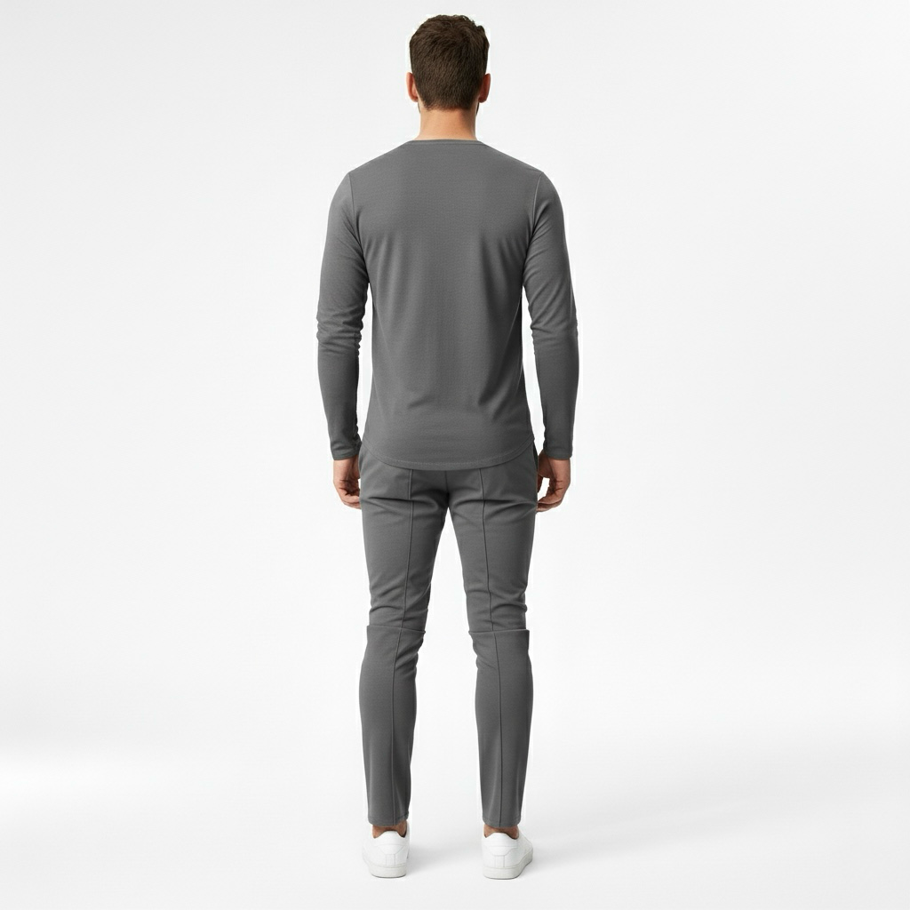 Conjunto de chándal para hombre con sudadera y joggers para una comodidad informal