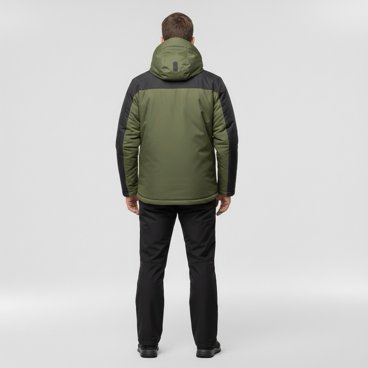 Sada zimní bundy a kalhot pro muže na sníh a chlad