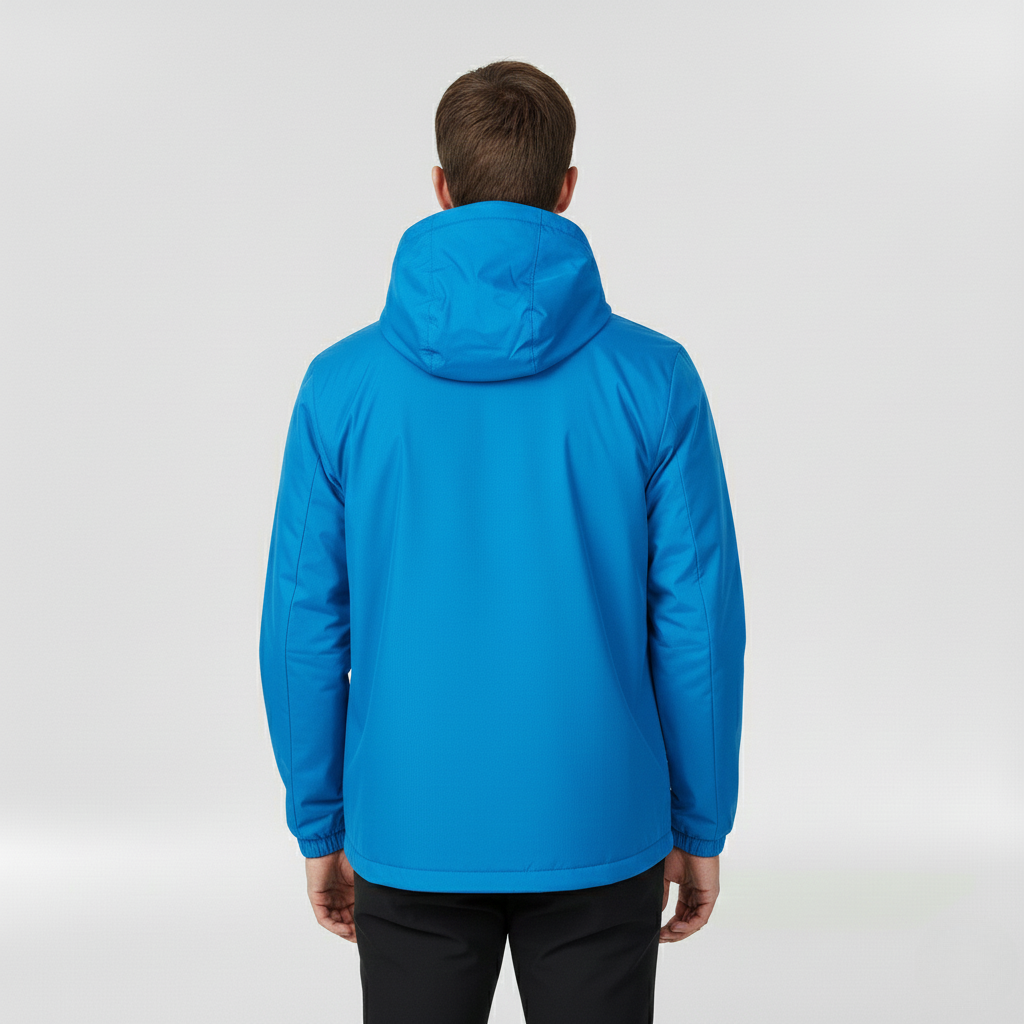 Wodoodporna kurtka z kapturem dla mężczyzn, na co dzień i na zewnątrz jesienią