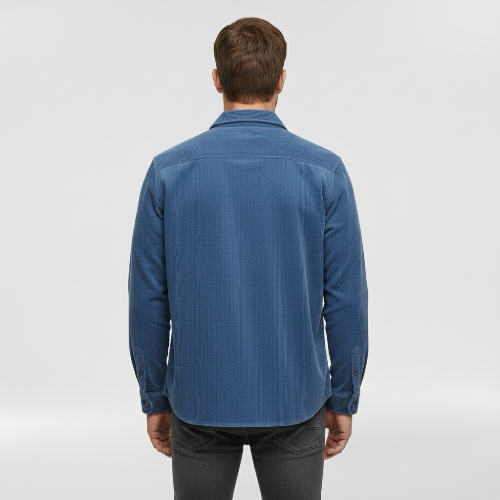 Herrenhemd mit Knöpfen für tägliche Smart-Casual-Looks