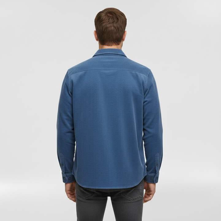 Herrenhemd mit Knöpfen für tägliche Smart-Casual-Looks