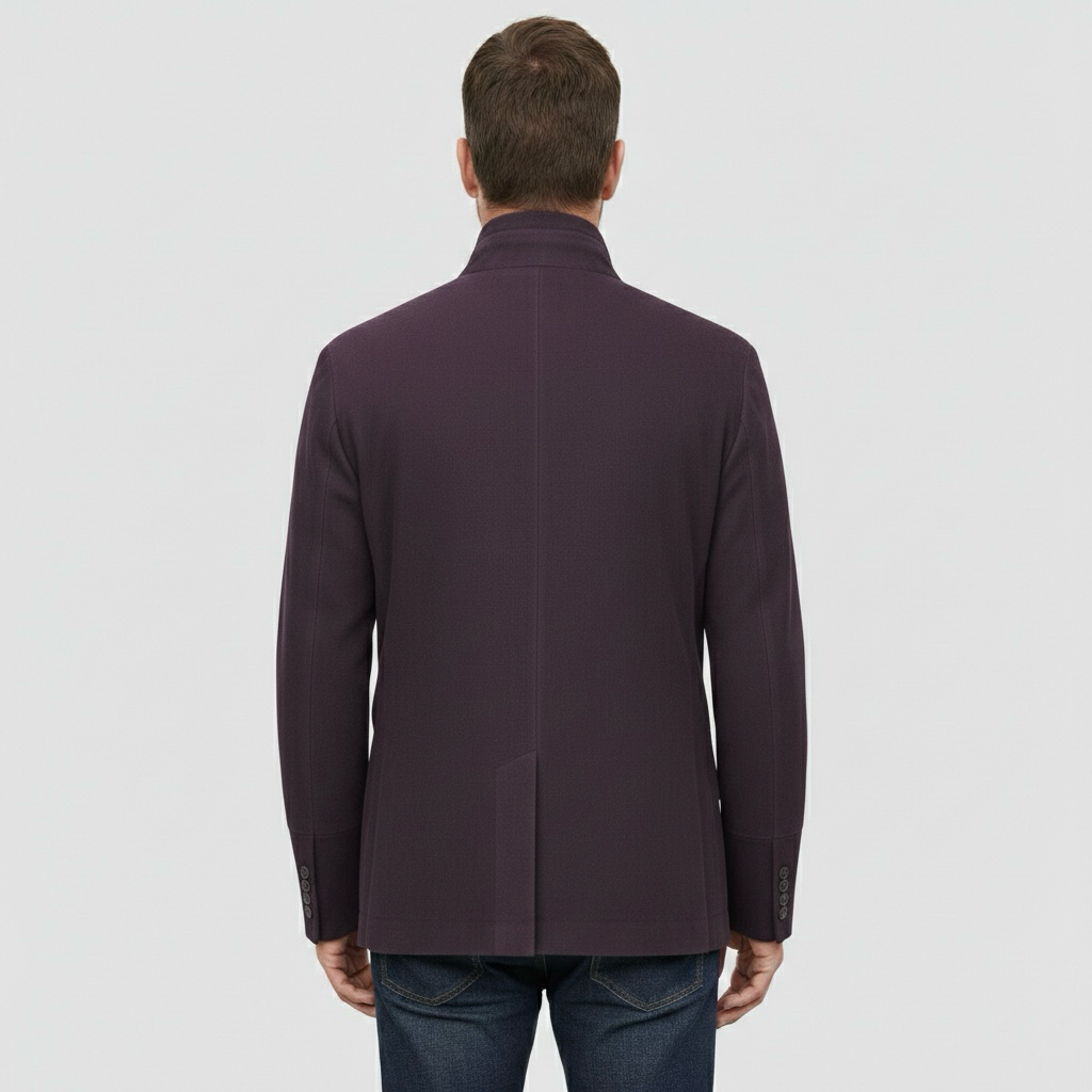 Ανδρικό casual σακάκι με απλή κουμπωτή σειρά για καθημερινή κομψή χρήση