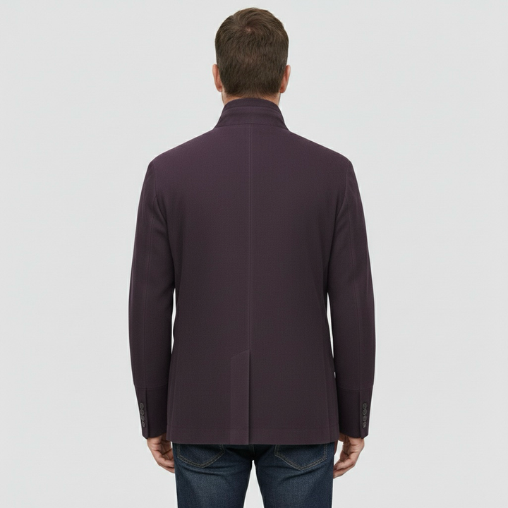 Ανδρικό casual σακάκι με απλή κουμπωτή σειρά για καθημερινή κομψή χρήση