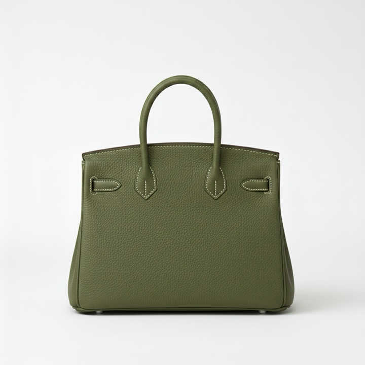 Τσάντα χειρός για γυναίκα με δομημένο σχήμα και επάνω λαβές