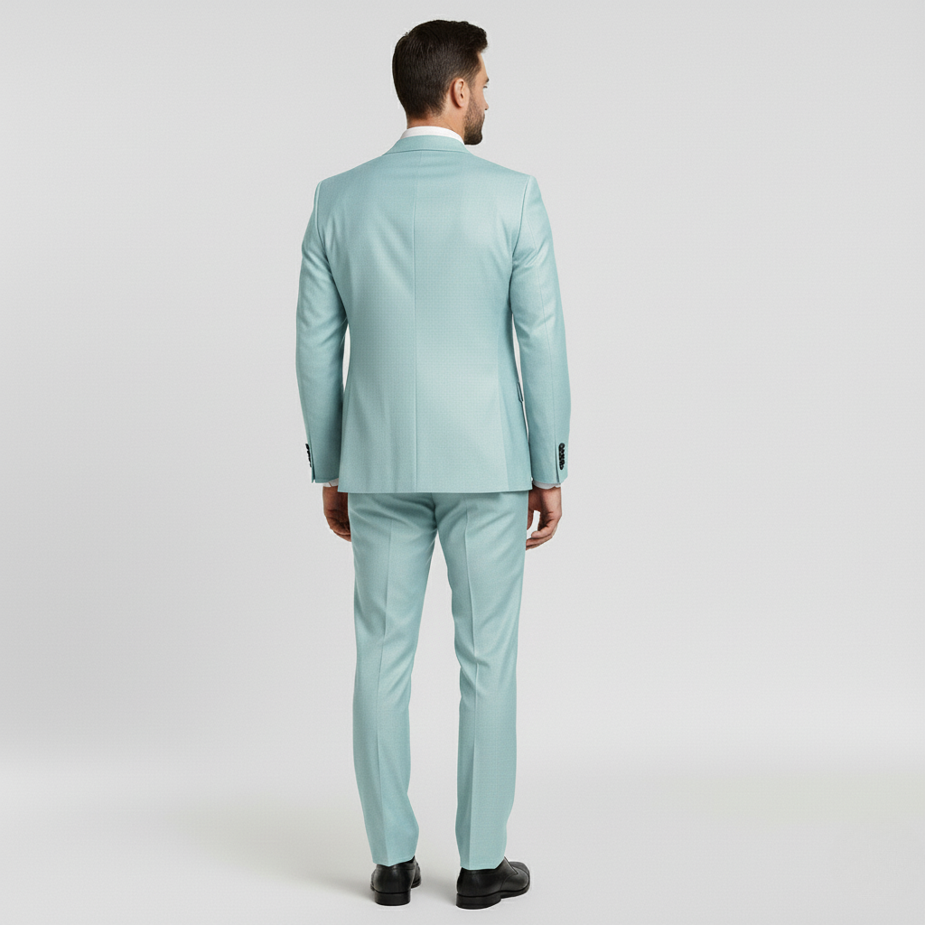 Costume 3 pièces pour homme avec veste, gilet et pantalon pour mariages
