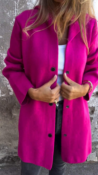 Adrinelle Chaqueta Mujer | Cárdigan de Invierno con Capucha y Botones