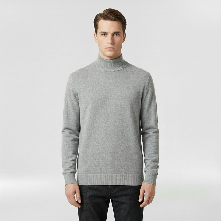 Lekki dzianinowy sweter z okrągłym dekoltem do codziennego użytku