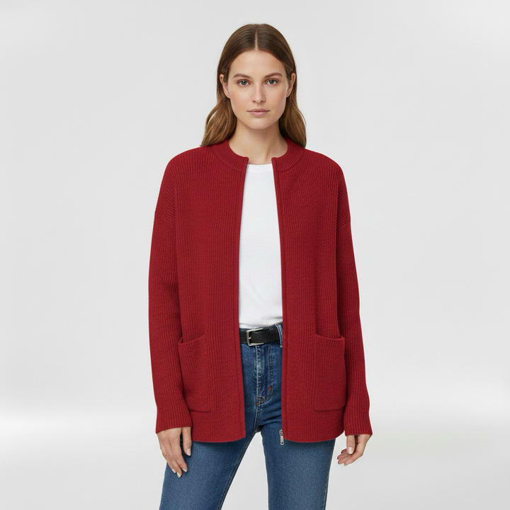 Dámský svetr na zip, ideální na přechodné období