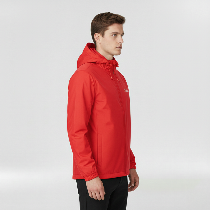 Wodoodporna kurtka z kapturem dla mężczyzn, na co dzień i na zewnątrz jesienią