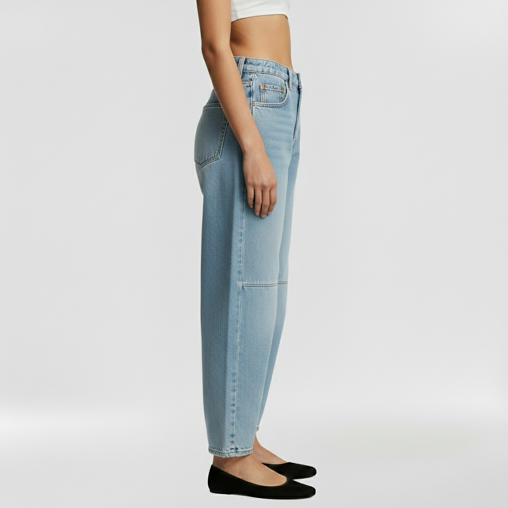 Dámské džíny s přímým střihem na každodenní nošení