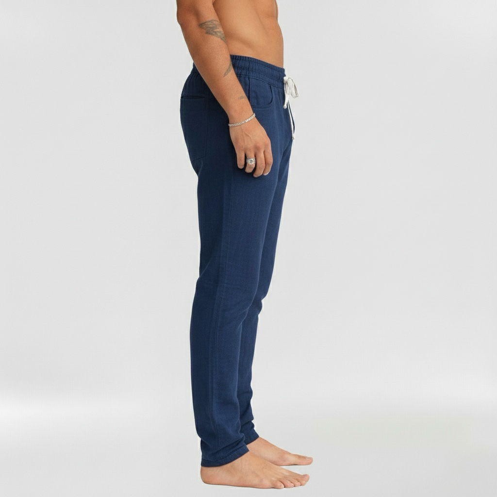 Ανδρικό παντελόνι με κορδόνι και ελαστική μέση, Καθημερινή εφαρμογή