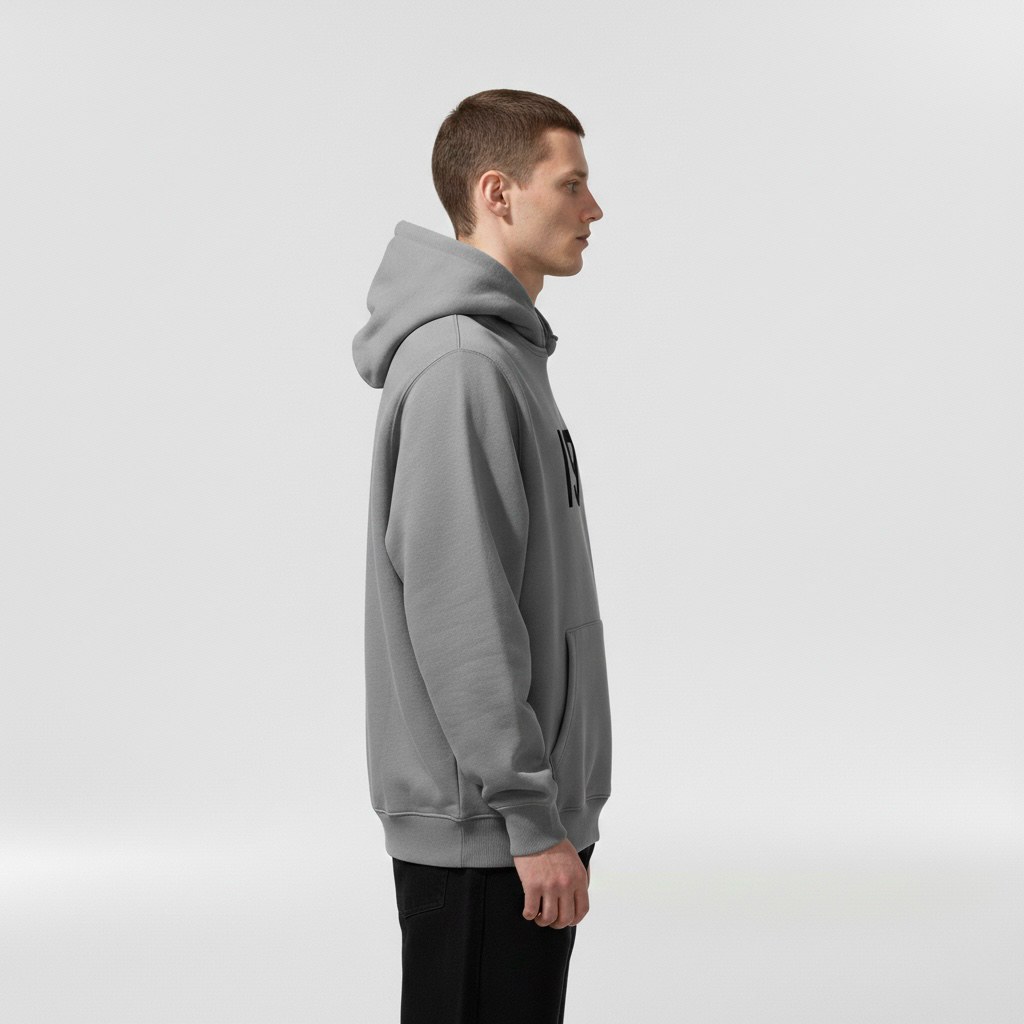 Kurtka z kapturem męska z regulowanym sznurkiem do codziennego, swobodnego użytku