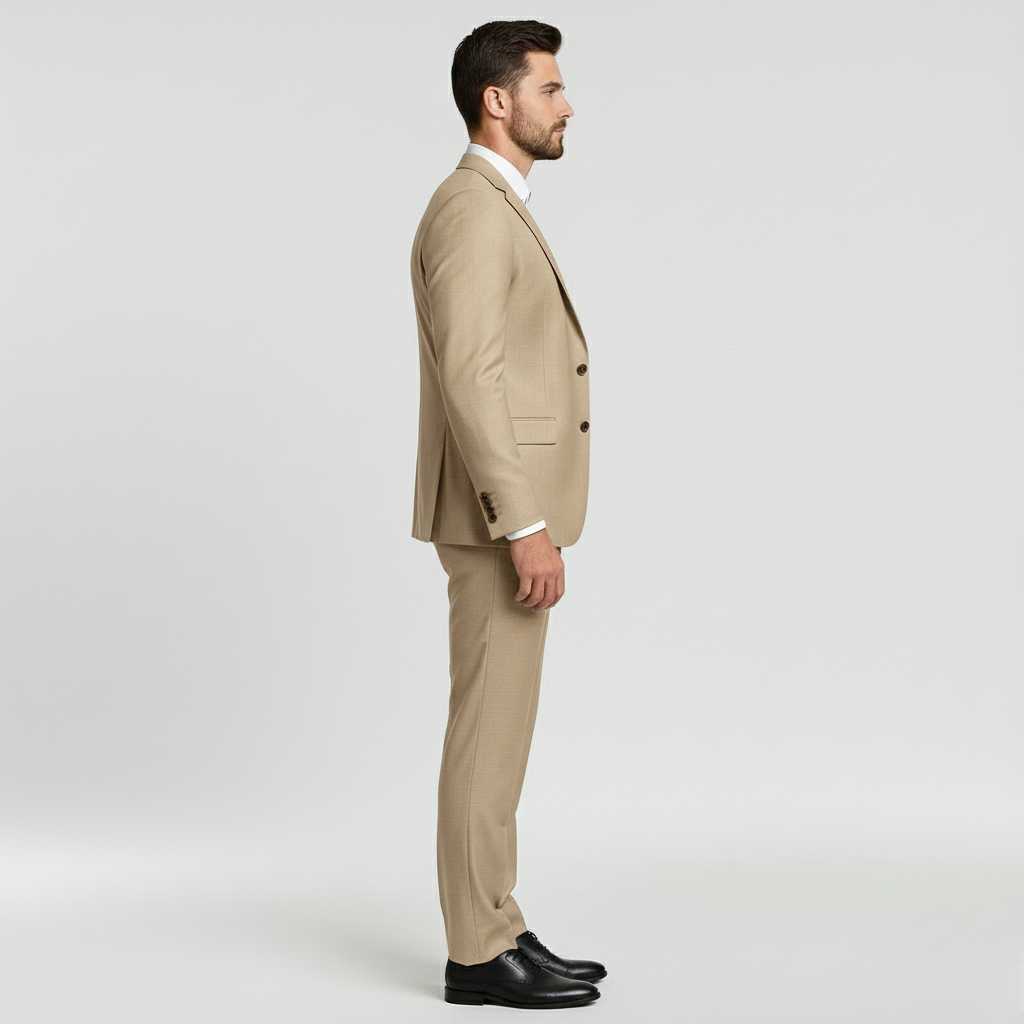 Costume 3 pièces pour homme avec veste, gilet et pantalon pour mariages