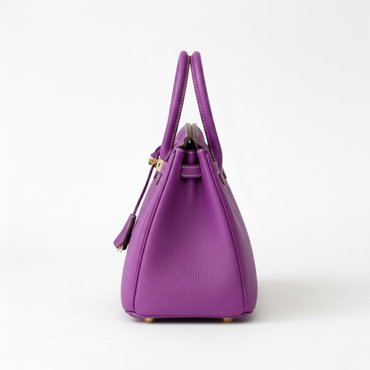 Τσάντα χειρός για γυναίκα με δομημένο σχήμα και επάνω λαβές