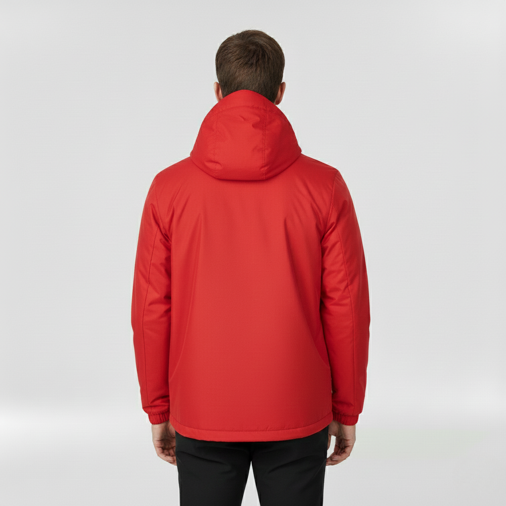 Wodoodporna kurtka z kapturem dla mężczyzn, na co dzień i na zewnątrz jesienią