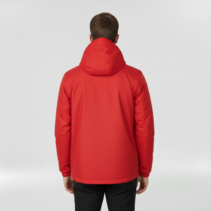 Wodoodporna kurtka z kapturem dla mężczyzn, na co dzień i na zewnątrz jesienią