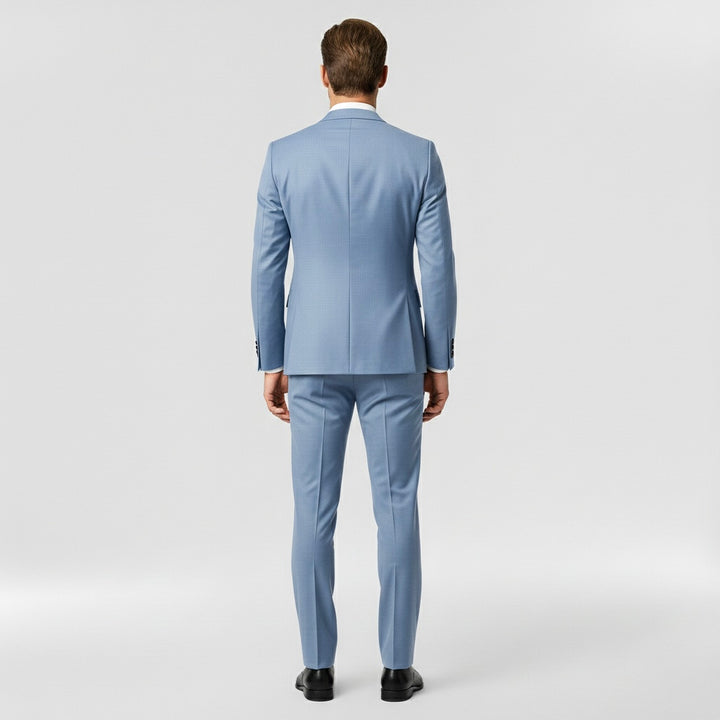 Férfi 3 részes formális öltöny zakóval, mellénnyel és nadrággal