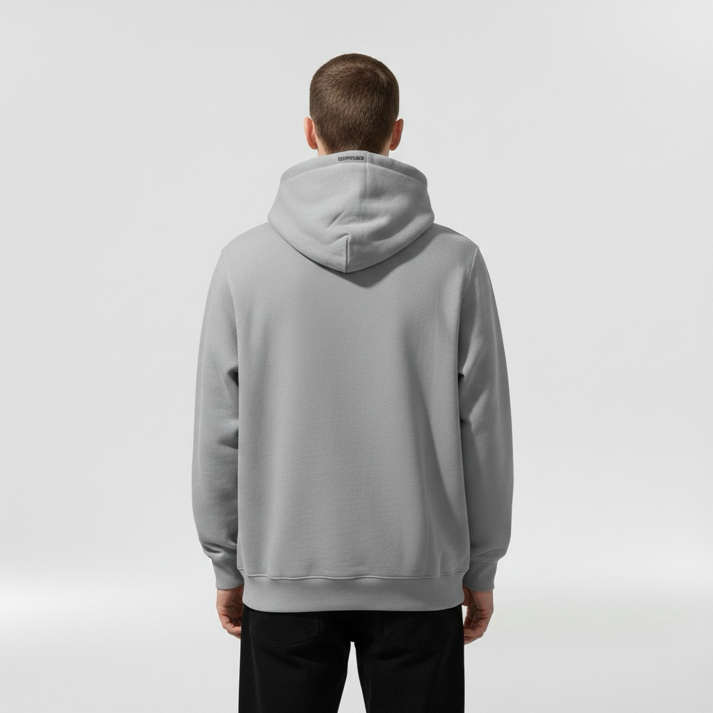 Kurtka z kapturem męska z regulowanym sznurkiem do codziennego, swobodnego użytku