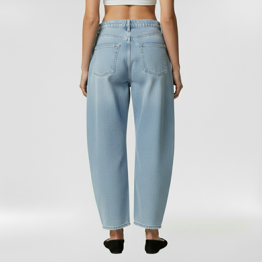 Dámské džíny s přímým střihem na každodenní nošení