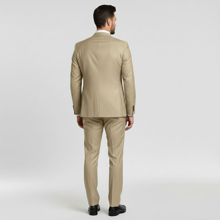Costume 3 pièces pour homme avec veste, gilet et pantalon pour mariages