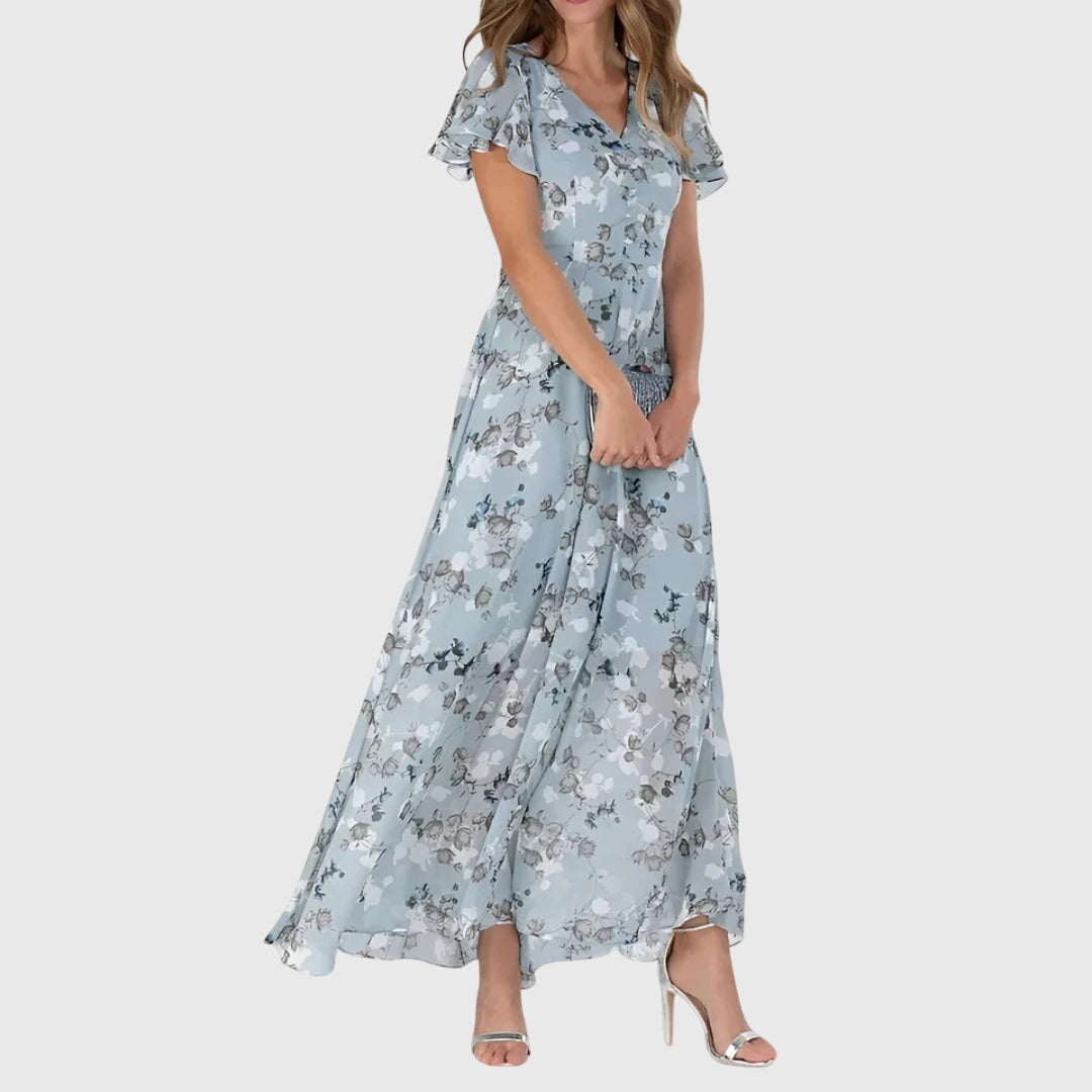 Vestido Midi Cruzado para Mujer | Diseño Entallado de Primavera para Eventos Casuales y Formales | Estilo Versátil y Cómodo