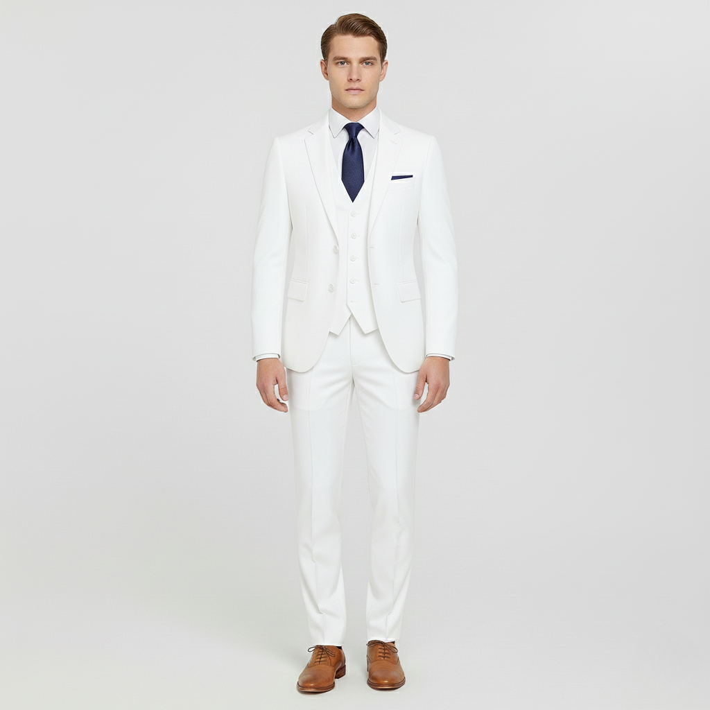 Κοστούμι δύο τεμαχίων για άνδρες με σακάκι και παντελόνι για επίσημες εκδηλώσεις