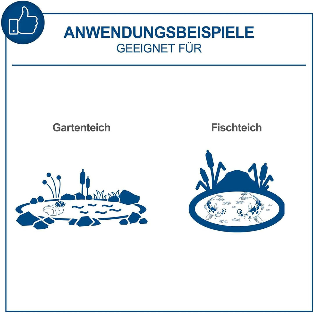 Scheppach Teichdruckfilter Komplettset PFS8000 | für Teiche bis 8000 Liter | Fördermenge 4000 L/h | 11 W UV-C Klärer mit Spin Clean | int. Schmutzanzeige | 9,5L Tank | Teichfilter Druckteichfilter