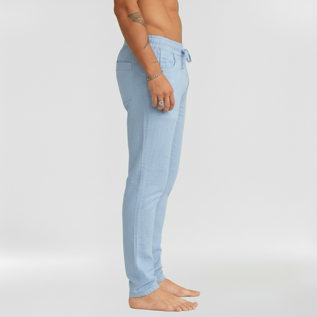 Ανδρικό παντελόνι με κορδόνι και ελαστική μέση, Καθημερινή εφαρμογή