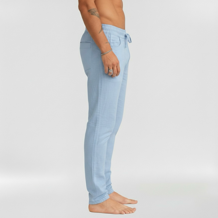 Ανδρικό παντελόνι με κορδόνι και ελαστική μέση, Καθημερινή εφαρμογή