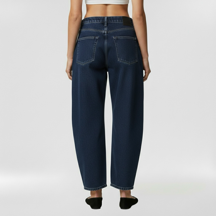 Dámské džíny s přímým střihem na každodenní nošení