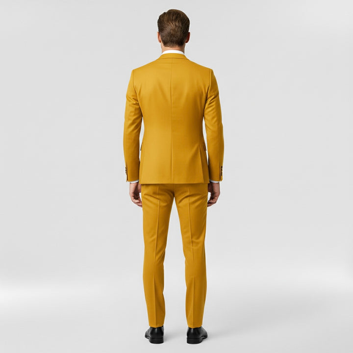 Férfi 3 részes formális öltöny zakóval, mellénnyel és nadrággal