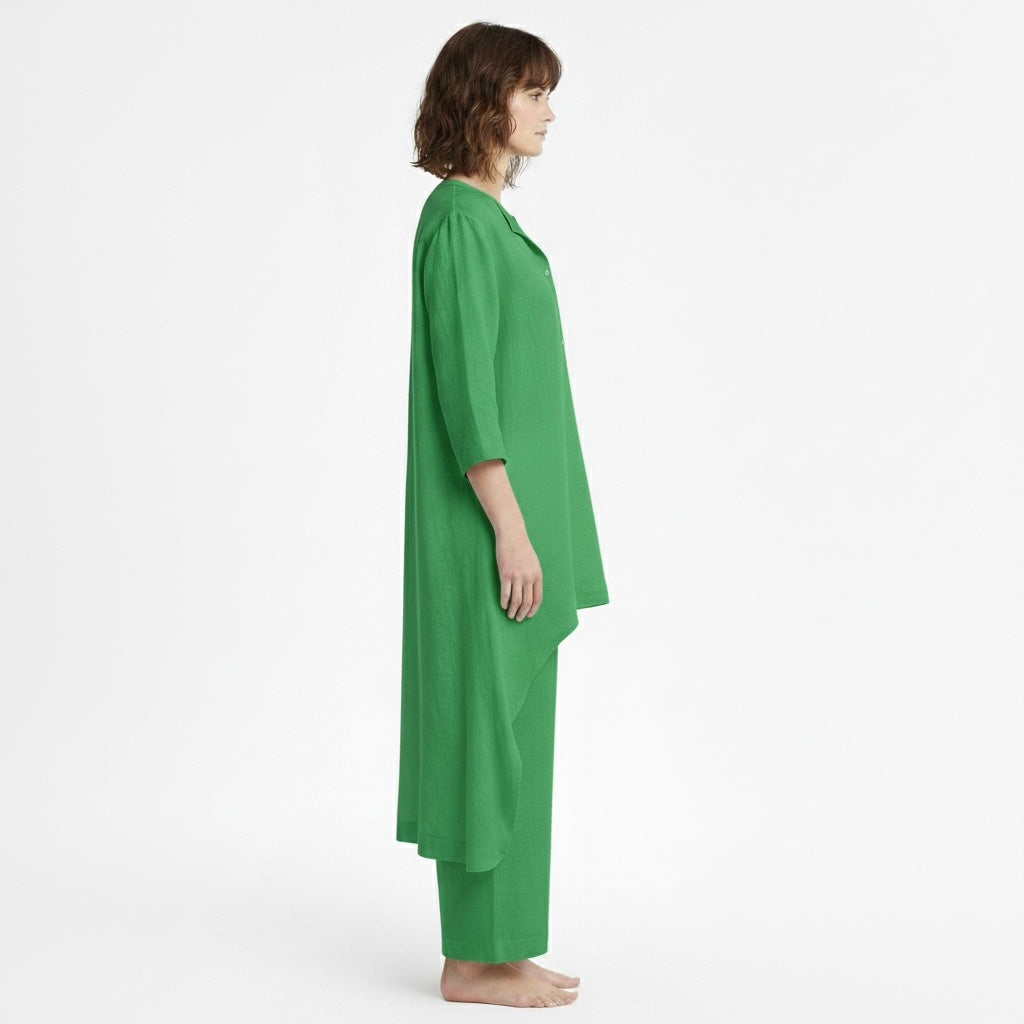 Dámská dvoudílná souprava s tunikou a kalhotami na každý den