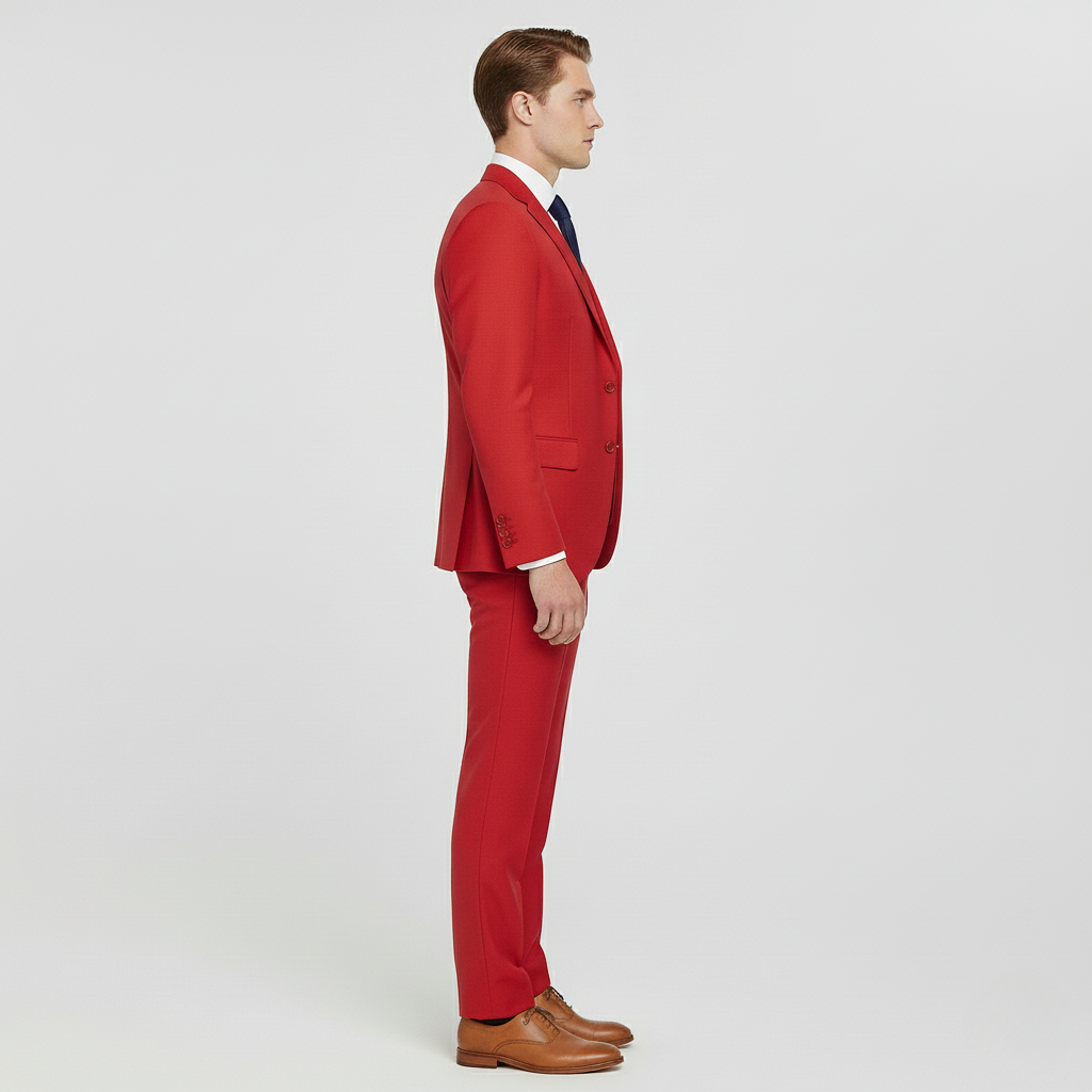 Κοστούμι δύο τεμαχίων για άνδρες με σακάκι και παντελόνι για επίσημες εκδηλώσεις