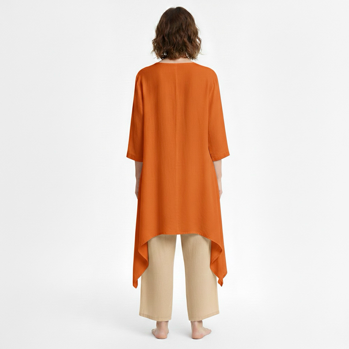 Dámská dvoudílná souprava s tunikou a kalhotami na každý den