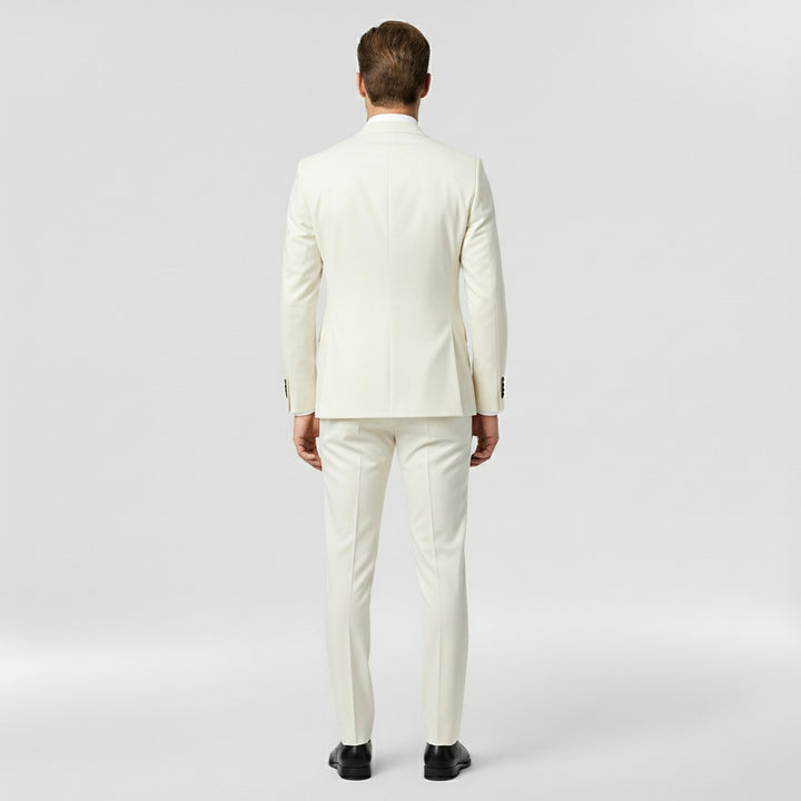 Férfi 3 részes formális öltöny zakóval, mellénnyel és nadrággal