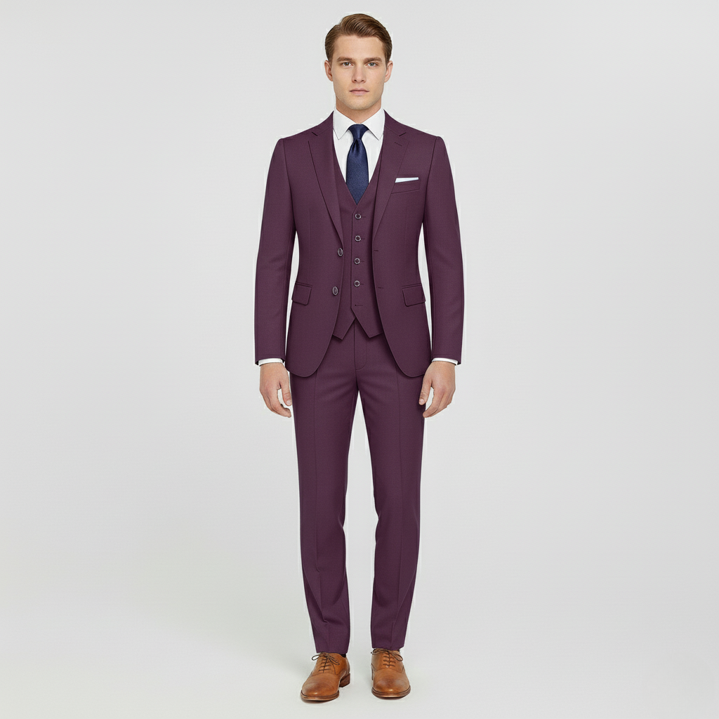 Κοστούμι δύο τεμαχίων για άνδρες με σακάκι και παντελόνι για επίσημες εκδηλώσεις