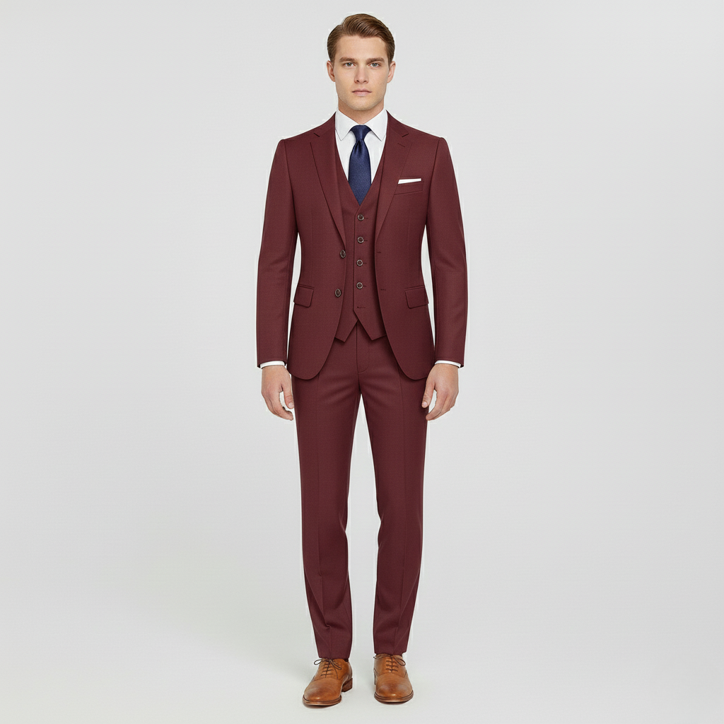 Κοστούμι δύο τεμαχίων για άνδρες με σακάκι και παντελόνι για επίσημες εκδηλώσεις