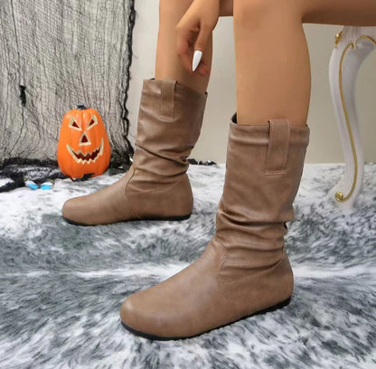 Botas de Tobillo Planas para Mujeres | Casual Moderno