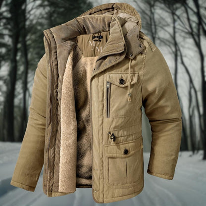 Ingro Chaqueta Hombre | Chaqueta de Invierno con Cierre Frontal