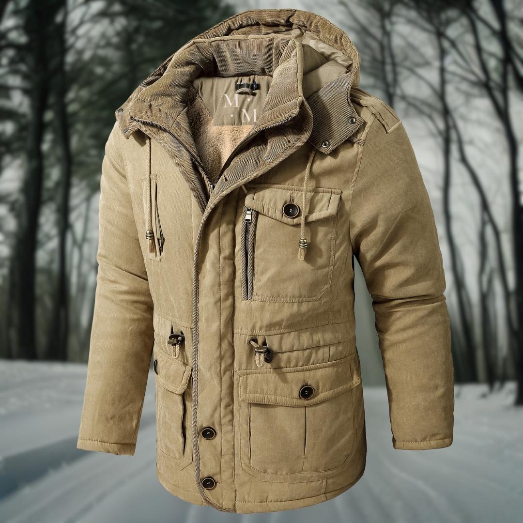 Ingro Chaqueta Hombre | Chaqueta de Invierno con Cierre Frontal