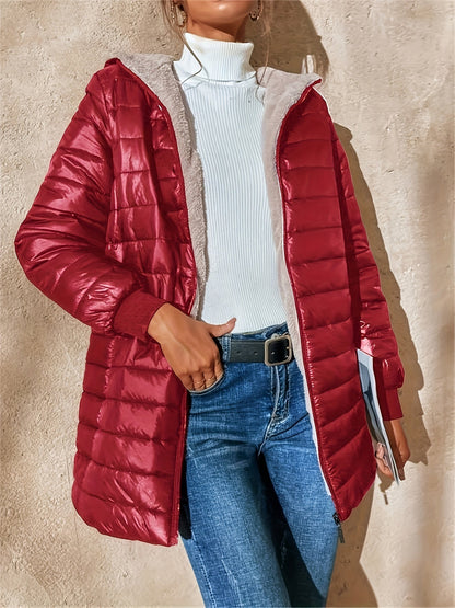 Lioren Chaqueta Mujer | Chaqueta de Invierno con Cierre Frontal