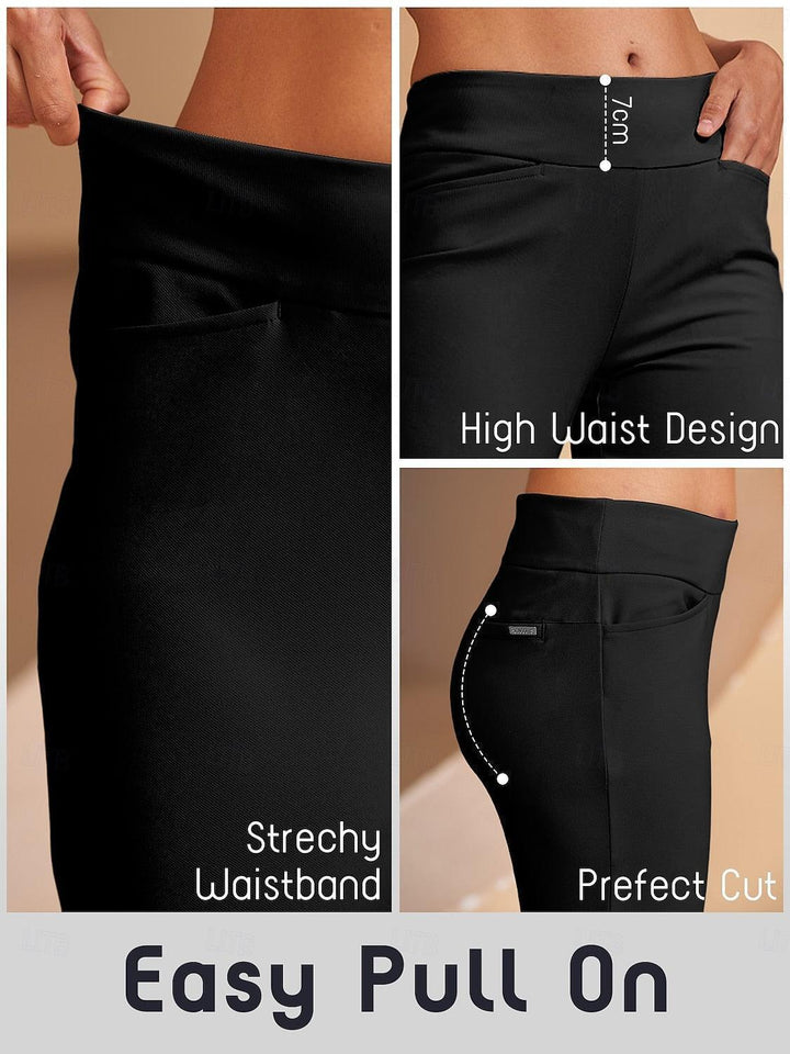 Pantalones Capri de Golf para Mujer con Tejido Elástico de Rendimiento y Diseño de 22 Pulgadas para Mayor Comodidad