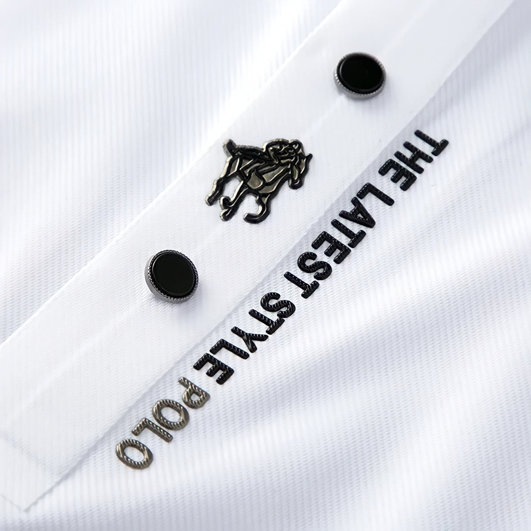 Men's Stretch Polo T-Shirt – Wrinkle-Free Comfort Wear-Metro Lane Plaza