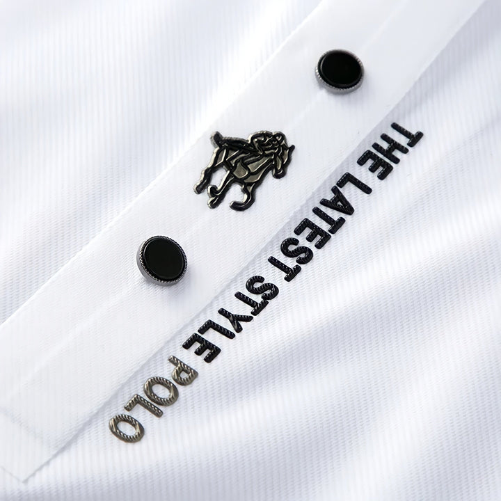 Men's Stretch Polo T-Shirt – Wrinkle-Free Comfort Wear-Metro Lane Plaza