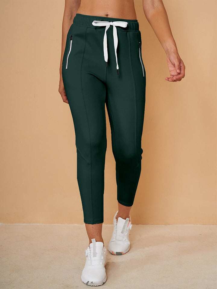 Capri-Jogginghosen für Damen mit verstellbarem Kordelzug, kurze Sport-Jogger im lässigen Stil und vielseitigem Design